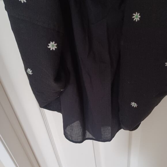 NWT Karen Kane In The Garden Embroidered Tiered Midi Dress Black XS/S - Picture 12 of 15